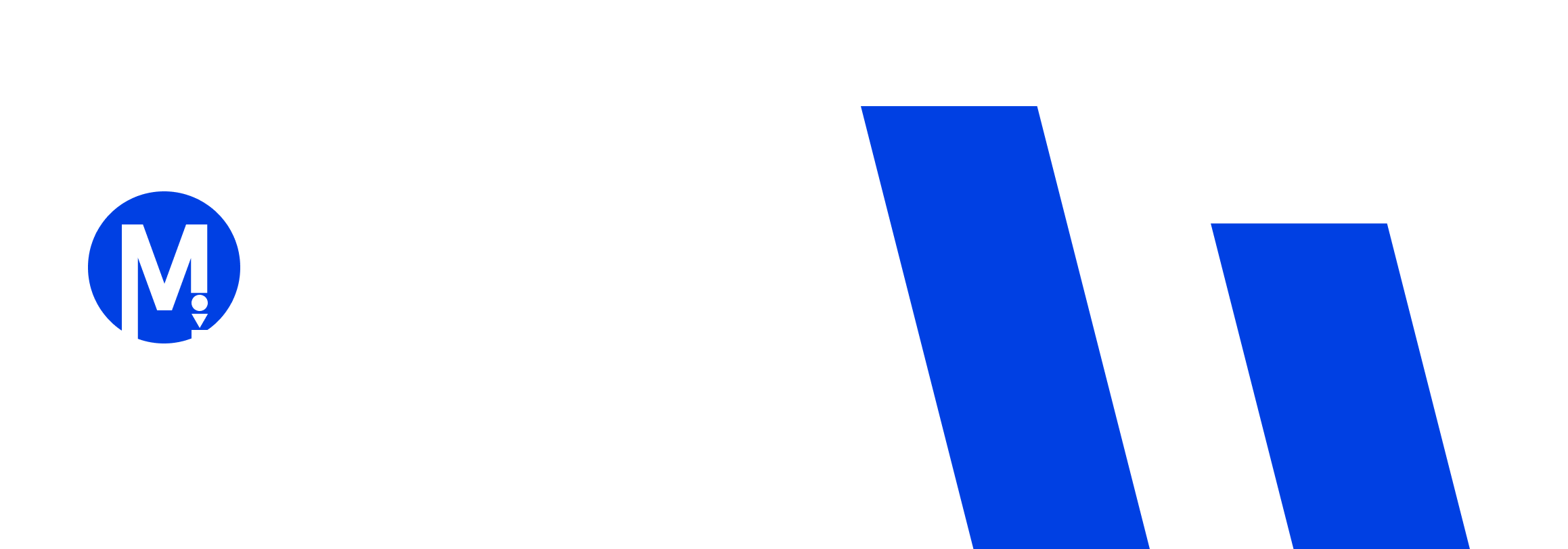 Mavion Developers blue brand artwork